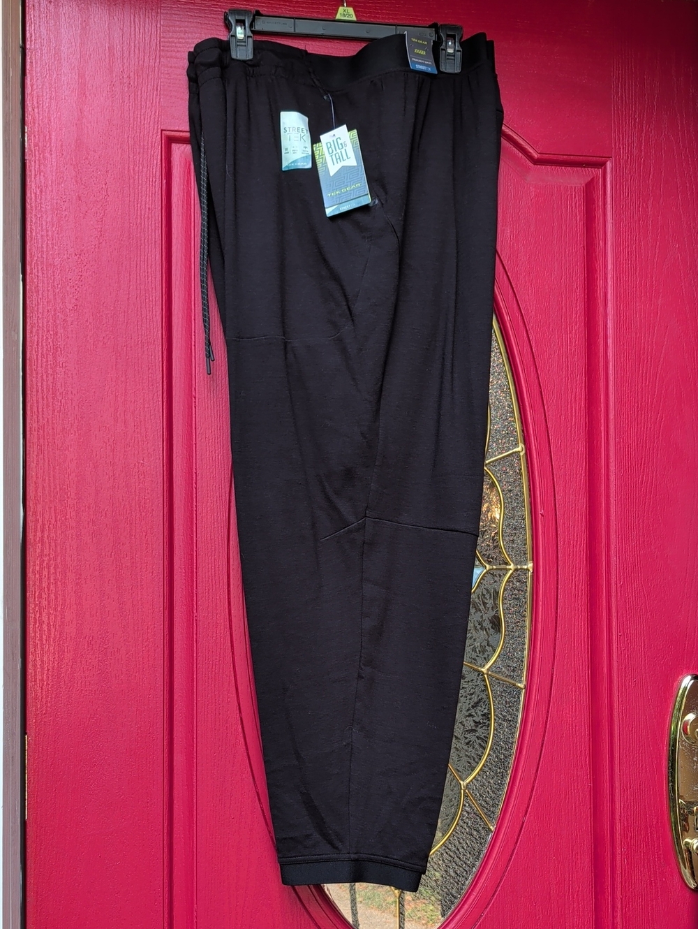 NWT - Big & Tall Black Drawstring Jogger Pants